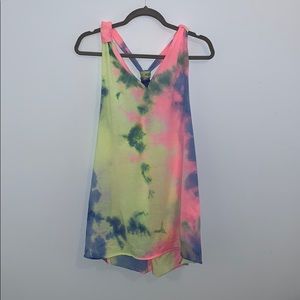 SHEIN tie dye dress/beach cover up